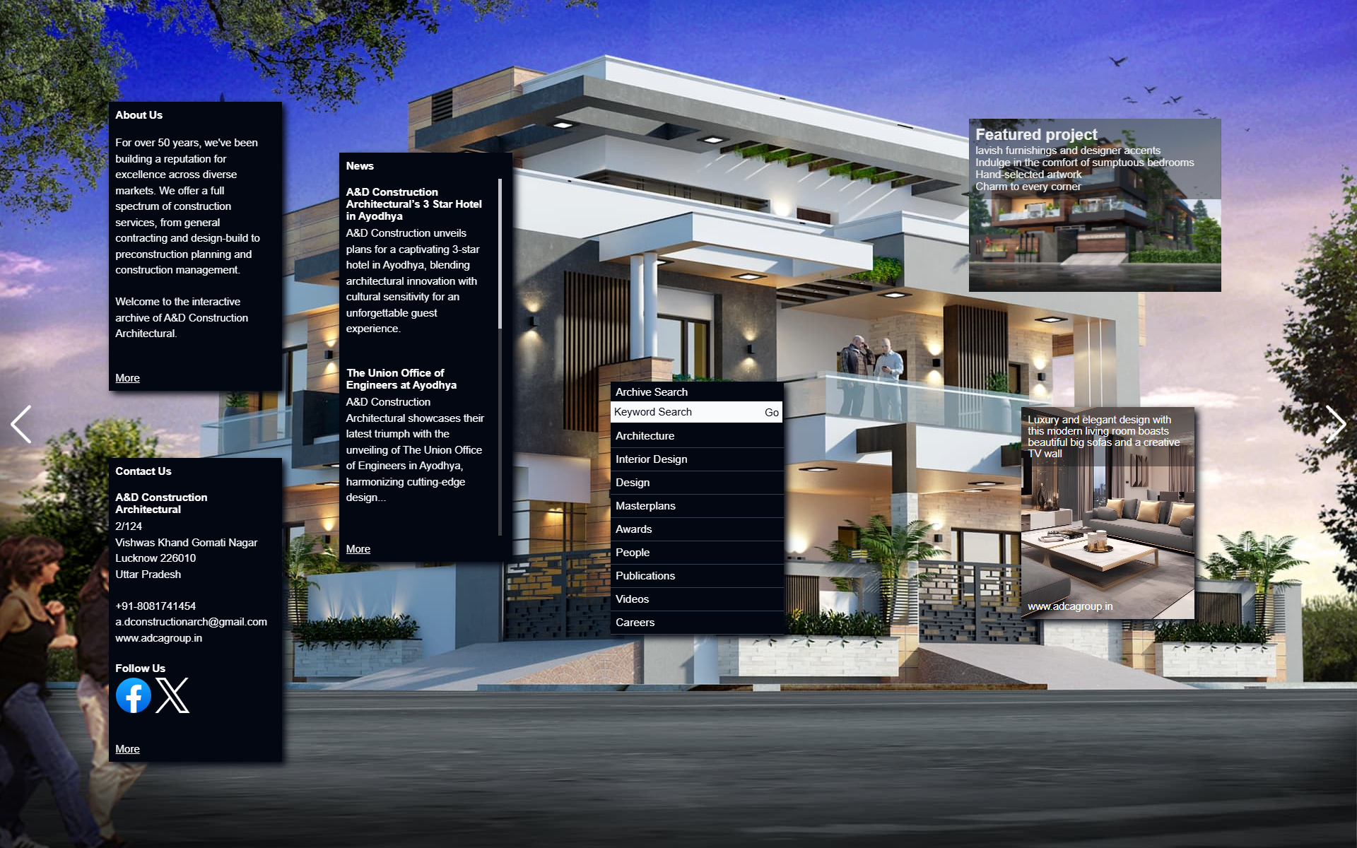 Maplewood Plumbing van with logo floating above